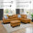 Faux Leather Storage Ottoman Living Room-1474291288