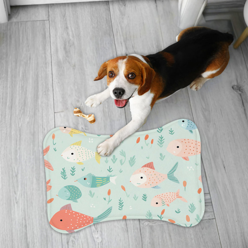 Tapis charmant en forme d'os - 1 pièce