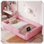 Lit simple plateforme tapissier
