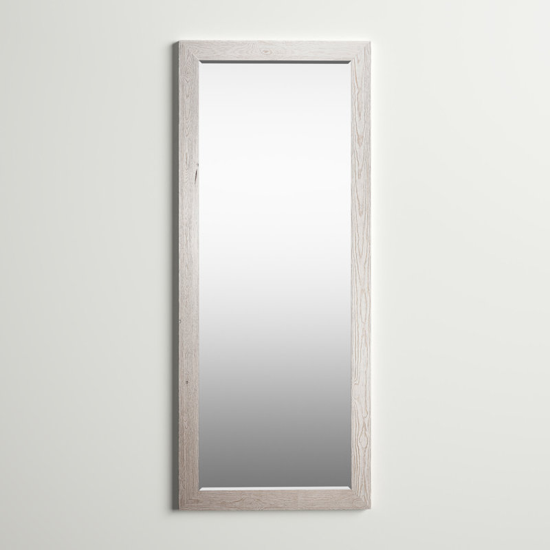 Migel Mirror, Distressed White, 61" x 25"