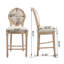Ensemble de 2 chaises de bar hauteur française 26 po French Country