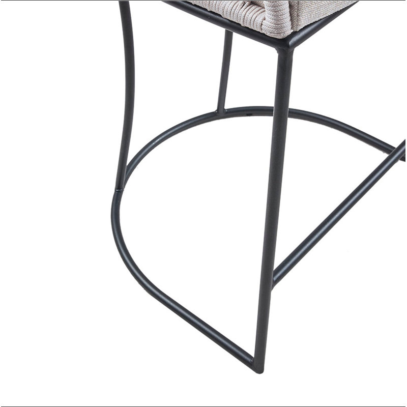 Tabouret de comptoir tissé 25 po
