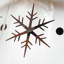 Collier d'arbre de Noël 26 po avec motifs de flocons de neige creux pour la maison
