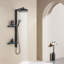 Système de douche 12,8 "à pluie exposée, 5 fonctions avec douche à main et à la taille, 4 modes de jet-118726658