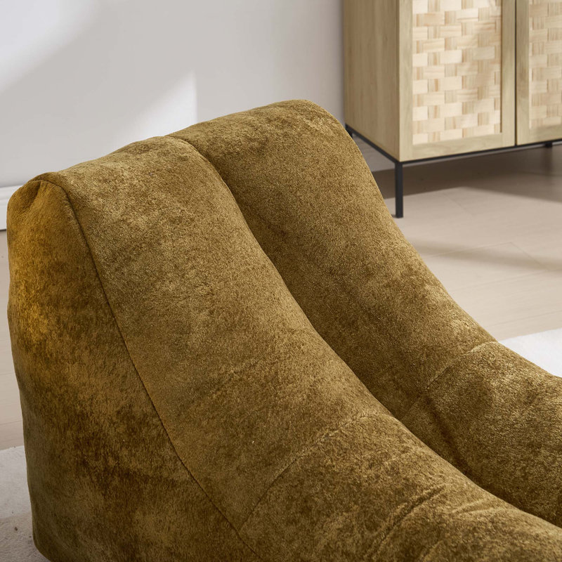 Creative Bean Bag Sofa Chair, Brownv Polyester