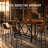 Rustic Pub Bar Counter,Sturdy Bar Table-1752535211