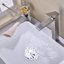 Bathroom Sink Single Handle Faucet With Pop-Up Drain (No Overflow)