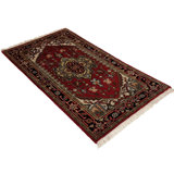 Oreen Oriental Area Rug in Red
