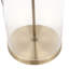 Cloche 60 Gold/Clear and Silver/Clear single with USB and Outlet-112247753-112247754