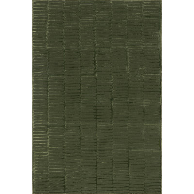 Tapis géométrique lavable à la machine