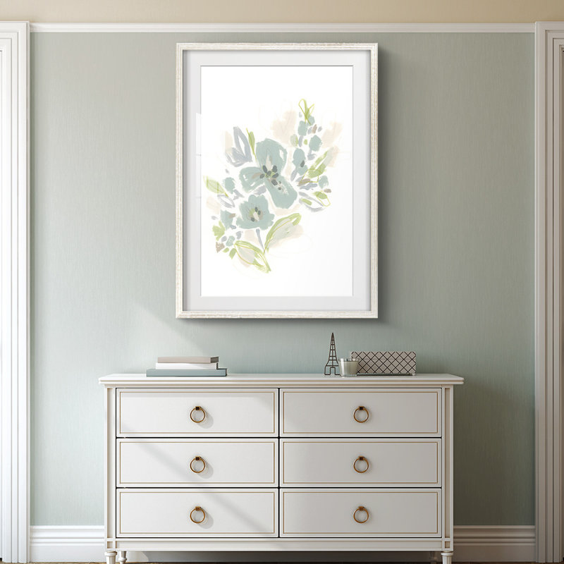 Rouen - Toile tendue avec châssis, H 28,5 po x l 20,5 po, Blanc
