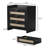 Ashvir Rattan 3-Drawer Nightstand With Built-In Outlets-447415503