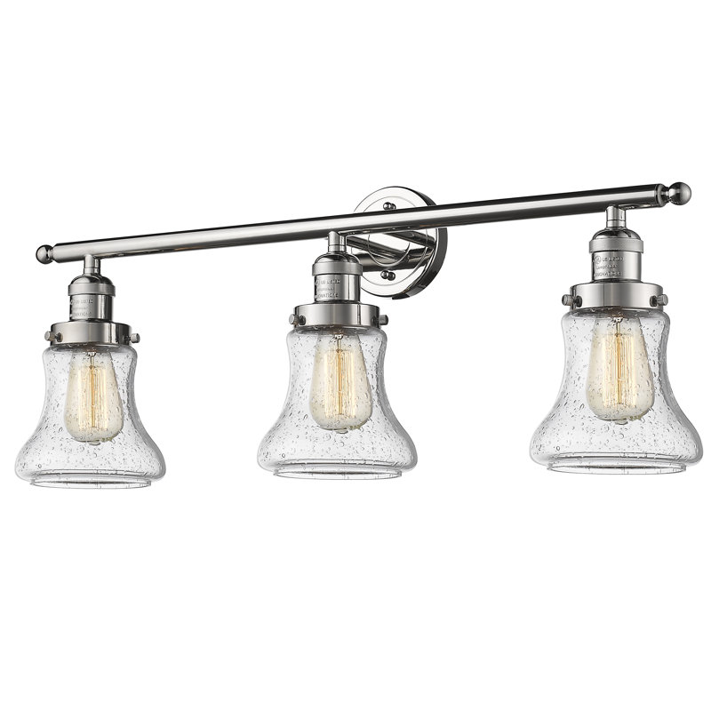 Edda 3 - Light Dimmable Vanity Light, Polished Nickel, Seedy