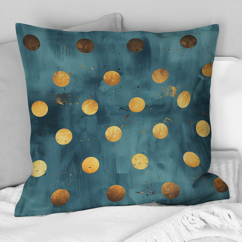 Coussin Glam Poka Dots II - Glam, H 16 po x l 16 po