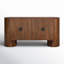 Stephenson 67" Wide Sideboard, Medium Brown