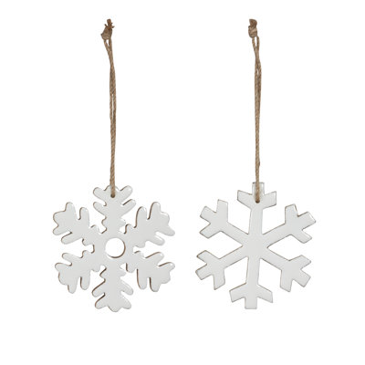 4'' Mango Wood Holiday Shaped Ornament