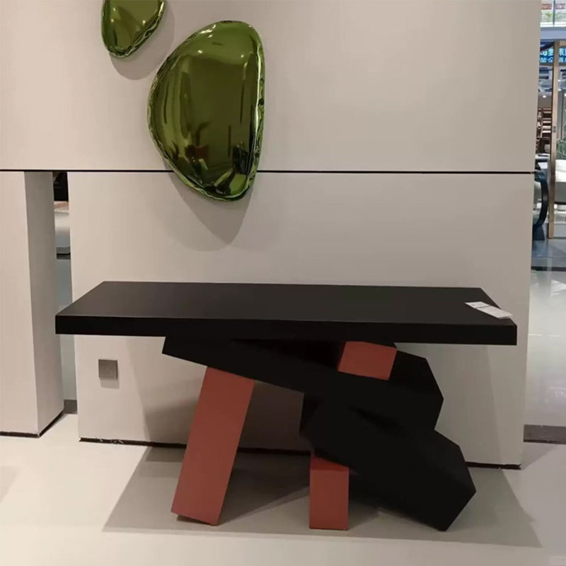 Comptoir d'entrée de style français, H 31,5 po x l 62,99 po x P 15,75 po