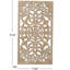 Décoration murale florale en bois
