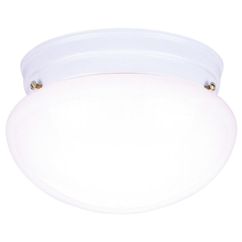 Plafonnier encastré 1 lumière 7,25 po Steadham, H 4,38 po x l 7,25 po x L 7,25 po