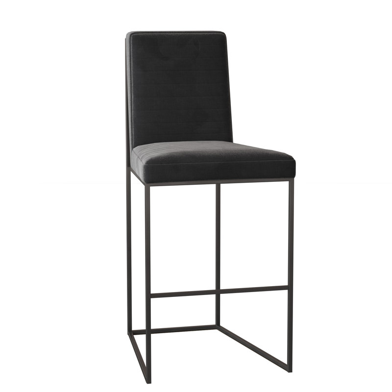 Uma 30" Bar Stool, Bronze, 4834 White