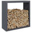 vidaXL Firewood Rack Anthracite 39.4"x15.7"x39.4" Steel-1845353894