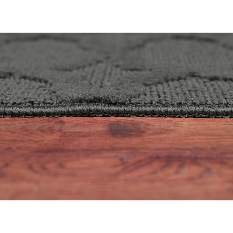Tapis intérieur / extérieur en polypropylène tissé à la machine 12 pi x 15 pi Togut