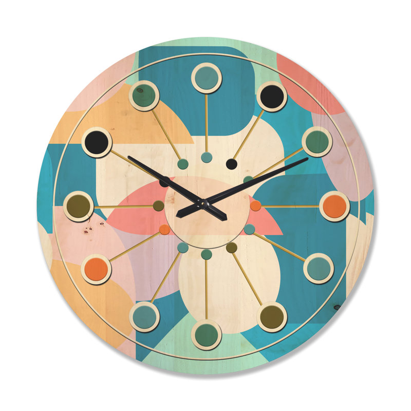 Horloge murale géométrique, Très grand