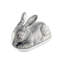Morning Hunt Pewter Butter Dish