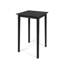 Table d'extérieur en gris foncé - bois, finition bois gris, facile à entretenir