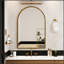 Miroir mural arqué en fer, un décor polyvalent et élégant pour toute pièce de votre maison