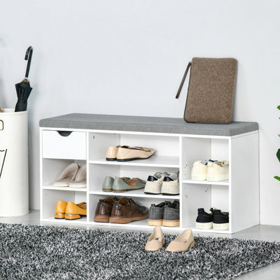 10 Pair Shoe Storage Bench