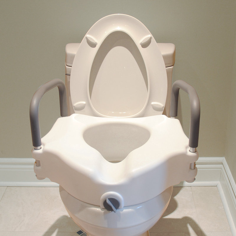Siège de toilette allongé