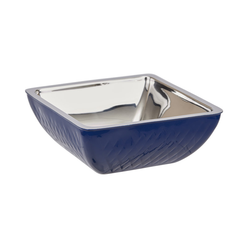 Bon Chef Stainless Steel Salad Bowl, Cobalt Blue