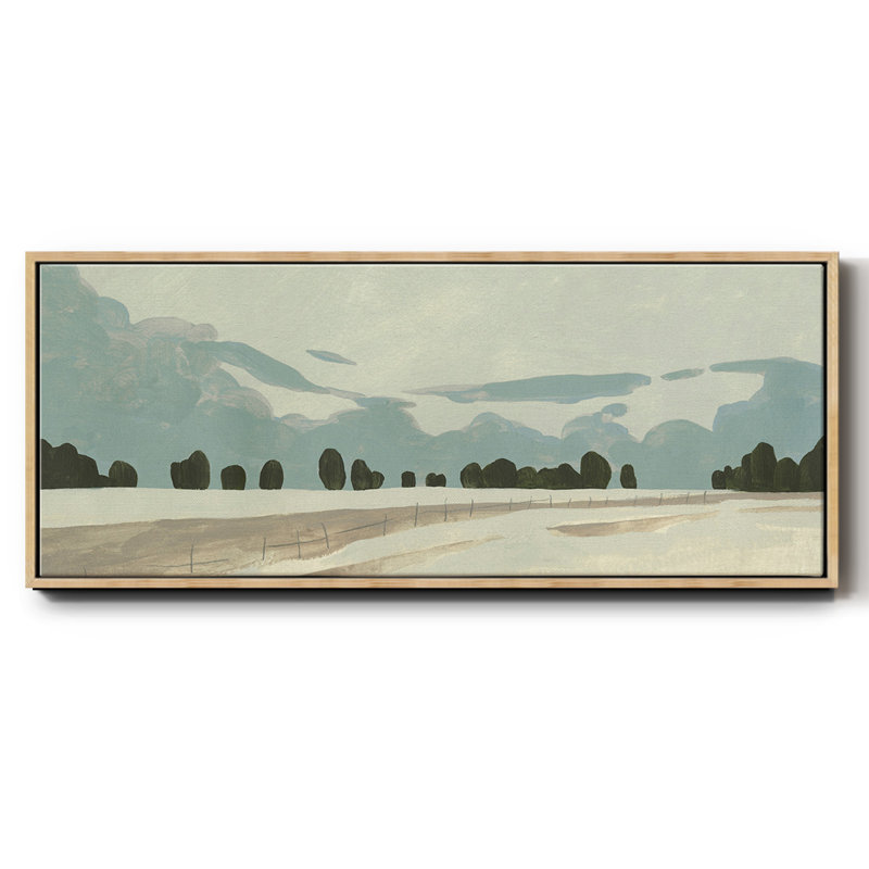 Farmland Study IV- Framed Canvas