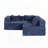 Chenille fabric Convertible Floor Sofa Bed-1655950650