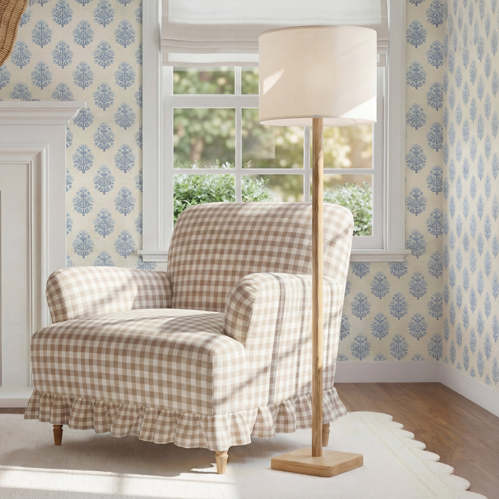 Phipps 58.5'' Solid Wood Floor Lamp
