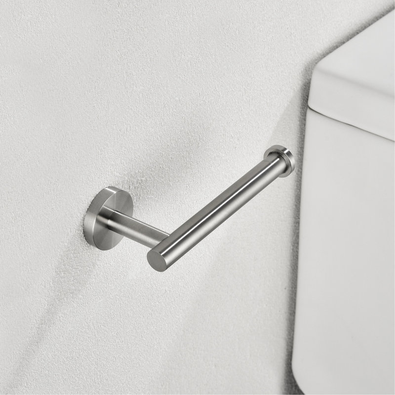 Ensemble de support à serviettes 5 pièces, Nickel brossé