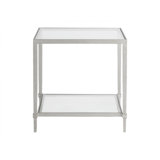 Metal Designs Claret Rectangular End Table