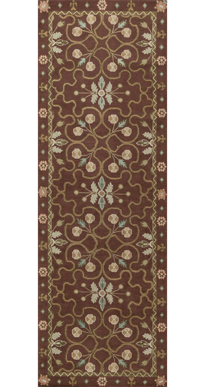 Classic Wool Floral Area Rug