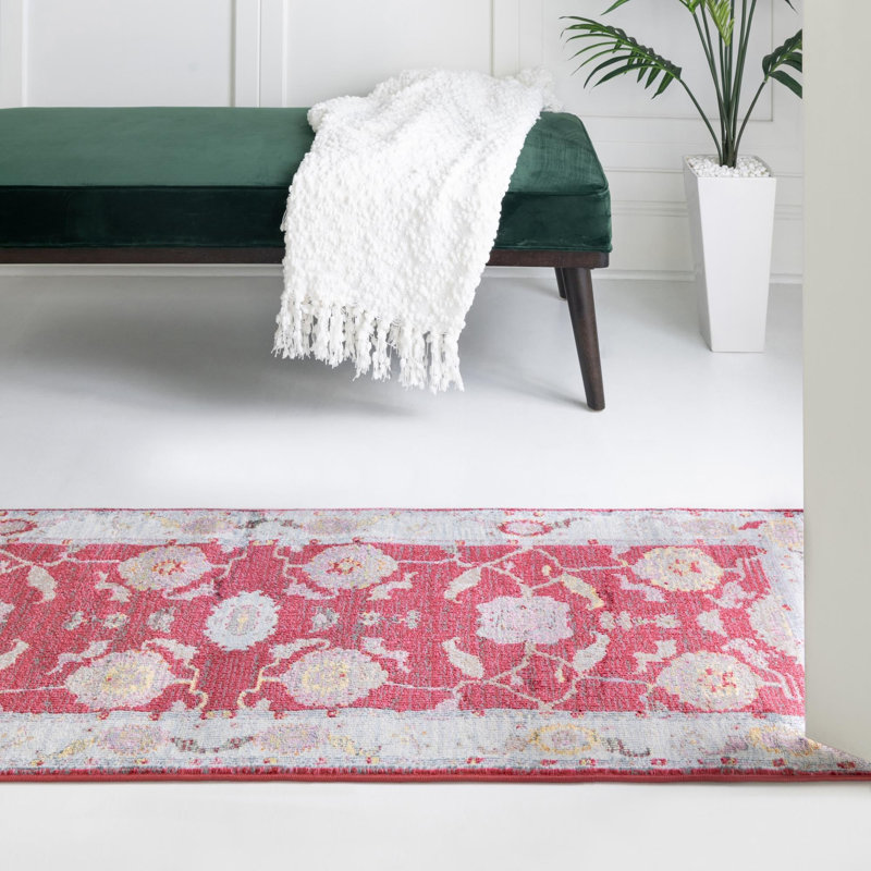 Cholena Ikat Indoor Rug, Runner 2'7" x 12'