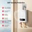 Chauffe-eau sans réservoir au propane Classic Comforts Cs120 120 000 Btu, chauffe-eau instantané jusqu'à 5,2 gallons par minute, installation à l'intérieur, certifié CSA, unité de propulsion simple ou blanche, blanc-116490265