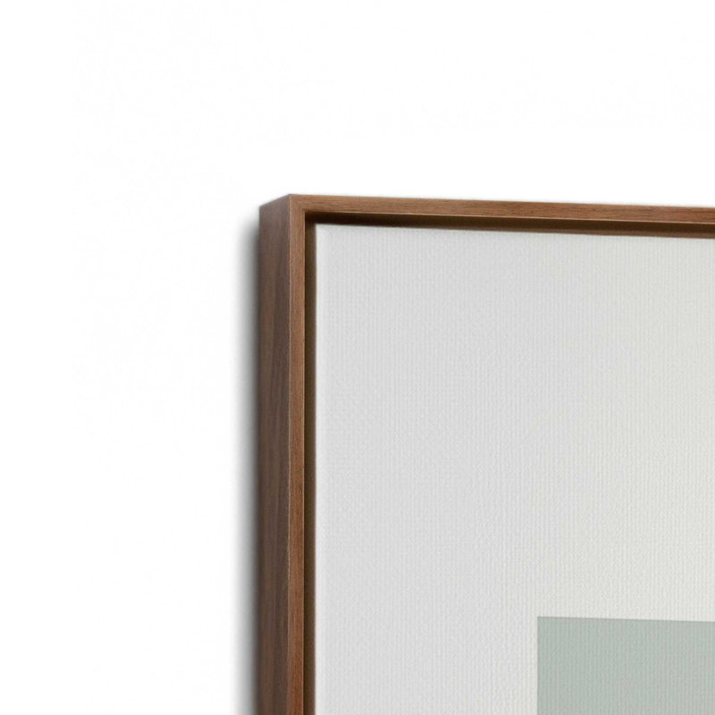 Arbre de Noël minimal, Noyer, Impression encadrée sans passe-partout, H 18,75 po x l 12,75 po
