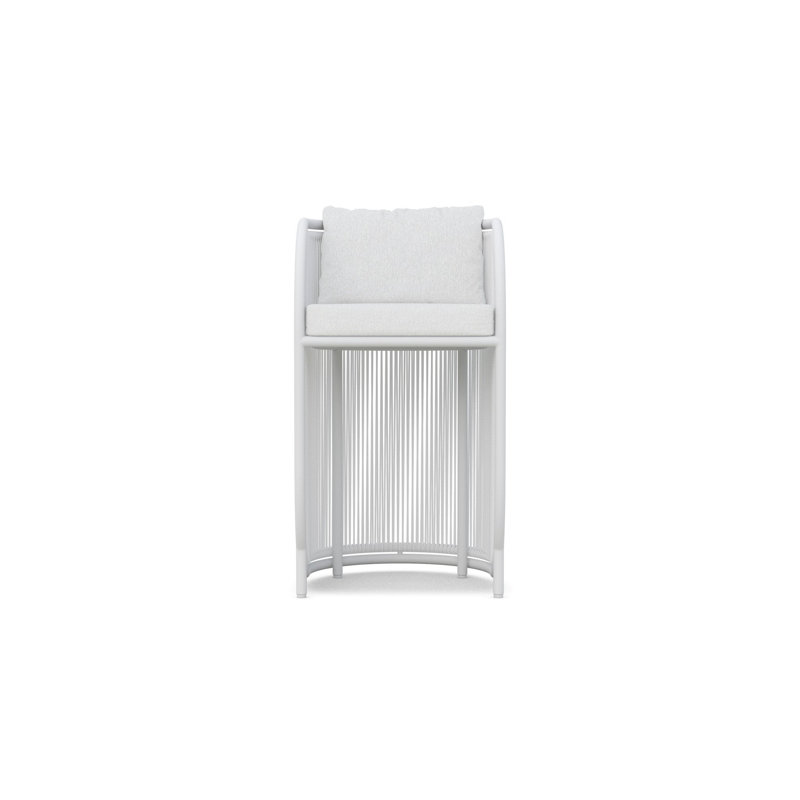 Kamari 32.68" Patio Bar Stool with Cushion