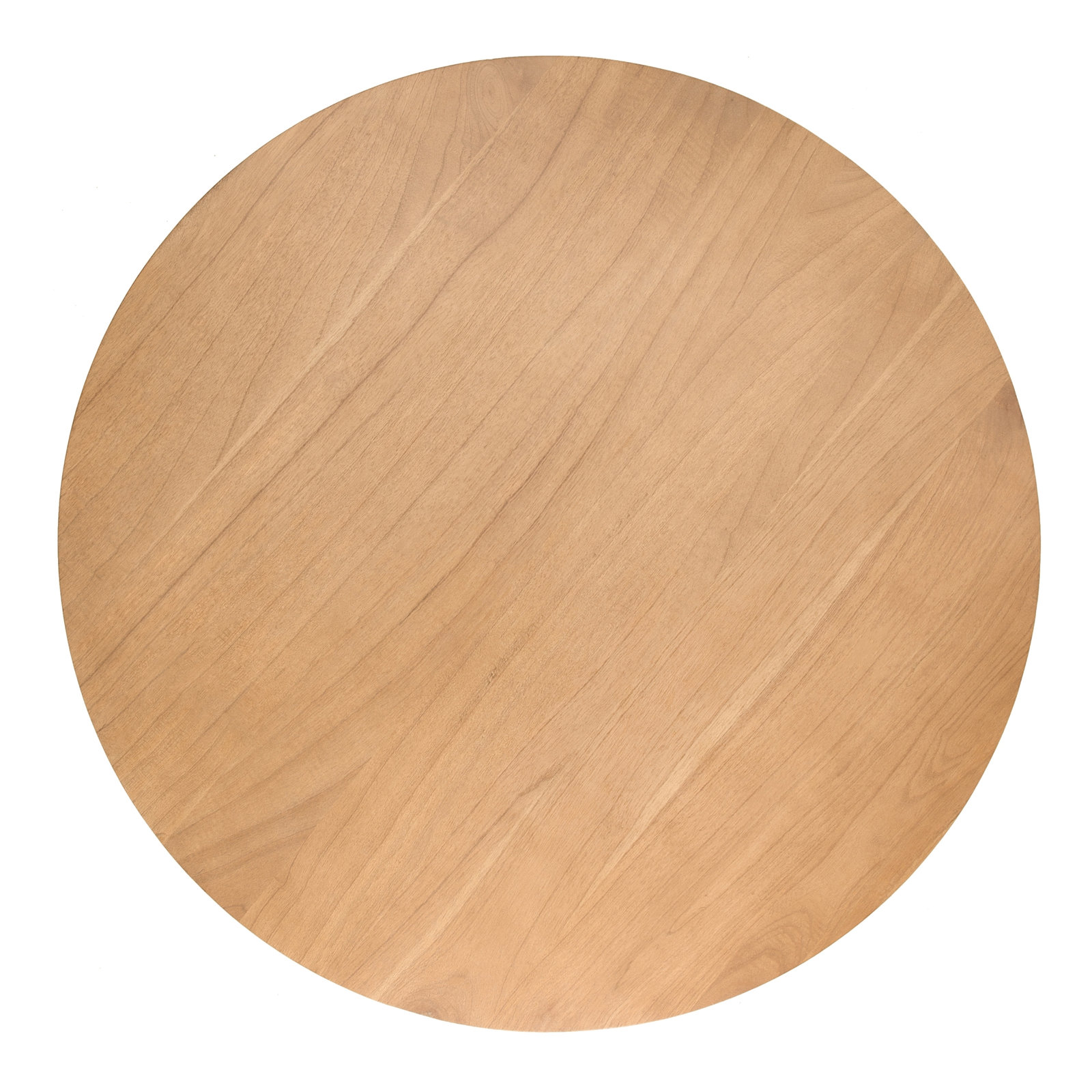 Rory 40" Drum Coffee Table, Brown