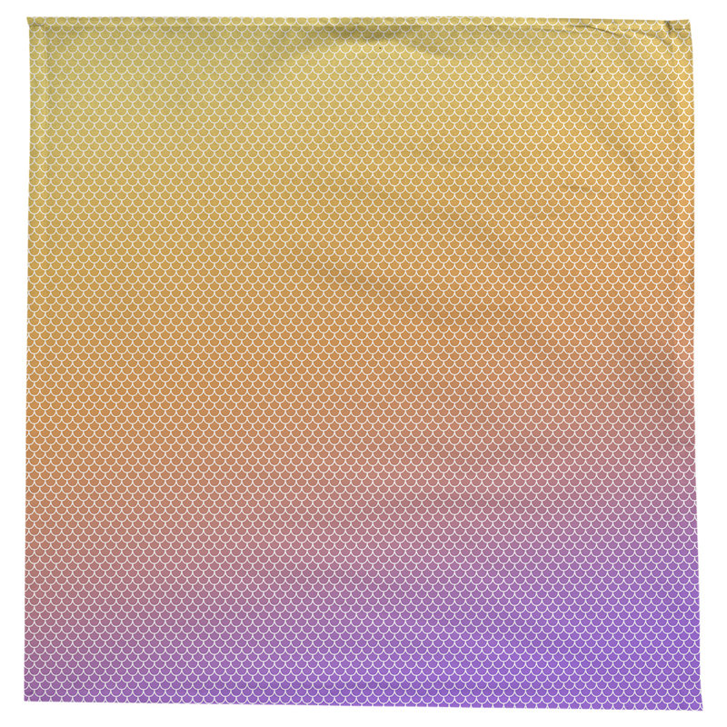 Nappe balance sirène Avicia, Orange / mauve