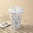 Crisol 20.75" Tall MGO Faux Marble Pedestal Round End Table