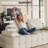 Boneless 88'' Wide Modular Upholstered Sofa Chenille Tufted Cloud Couch-966140294