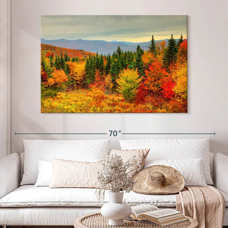 Alvord White Mountains Autumn, H 34 po x l 51 po