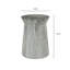 Tables de bout d'extérieur en ciment pour patio, table d'appoint de jardin en faux terrazzo, petite table d'appoint ronde moderne pour l'extérieur, tabouret de jardin en souche d'arbre pour l'intérieur et l'extérieur