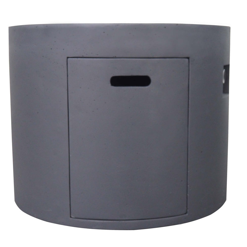 31" Round Fire Pit-40 000 Btu, Dark Gray